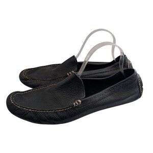 Polo Ralph Lauren Mens Size 12D Terence Black Leather Moccasin Driving Loafers
